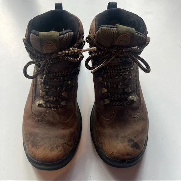 Timberland Brown Genuine Leather Hiking Boots - Picture 3 of 12